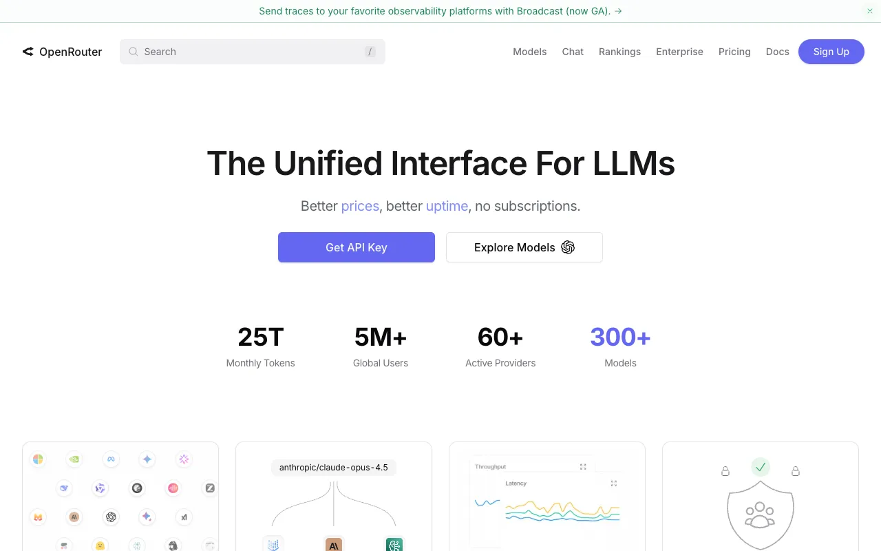 OpenRouter AI preview