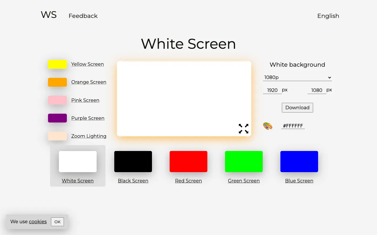 White Screen Online preview